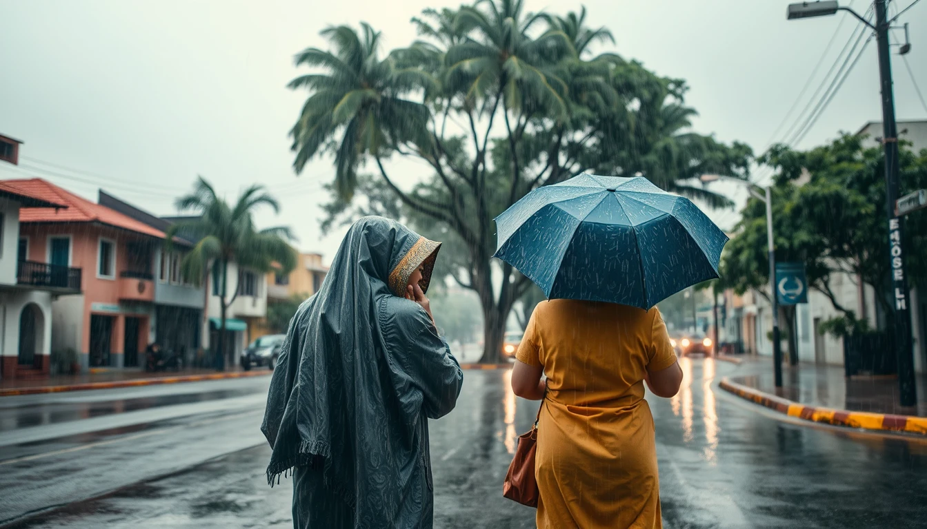 Chuva e ventos intensos: alerta de perigo no Sul do país