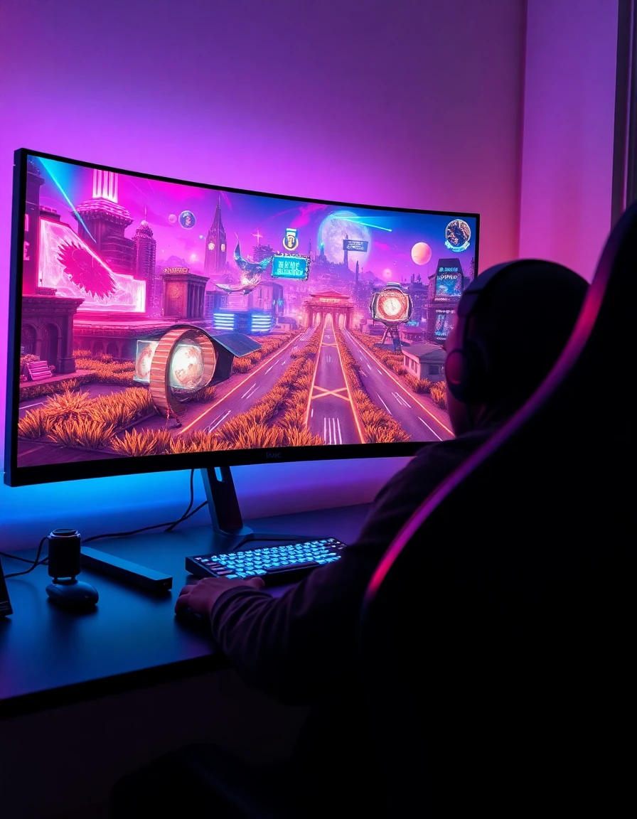 Qual monitor curvo rende mais para games capa